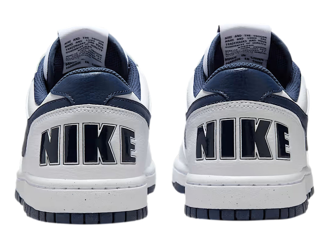 Tenis Nike Big Nike Low Blanco y Azul Marino para Hombre