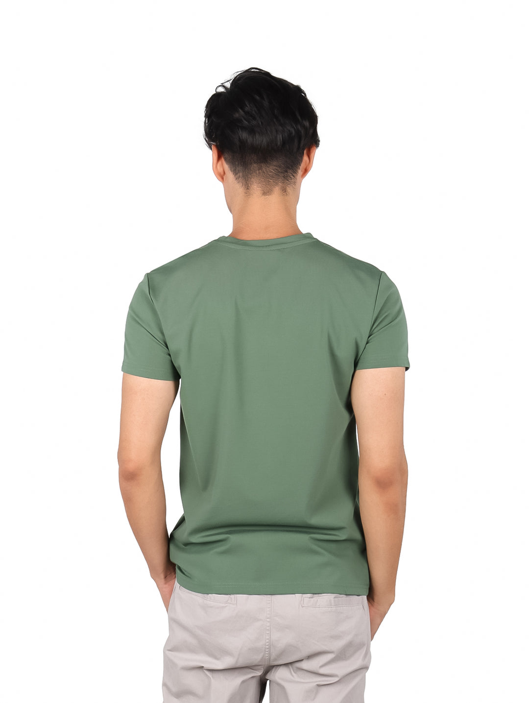 Playera Moda Pritex Verde Militar para Hombre