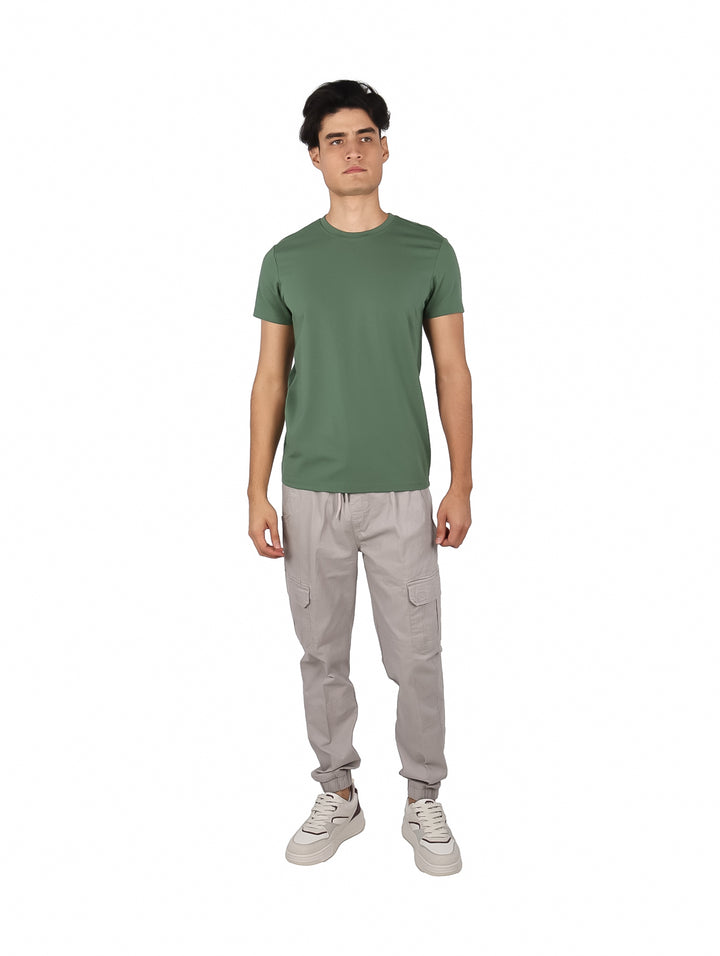 Playera Moda Pritex Verde Militar para Hombre
