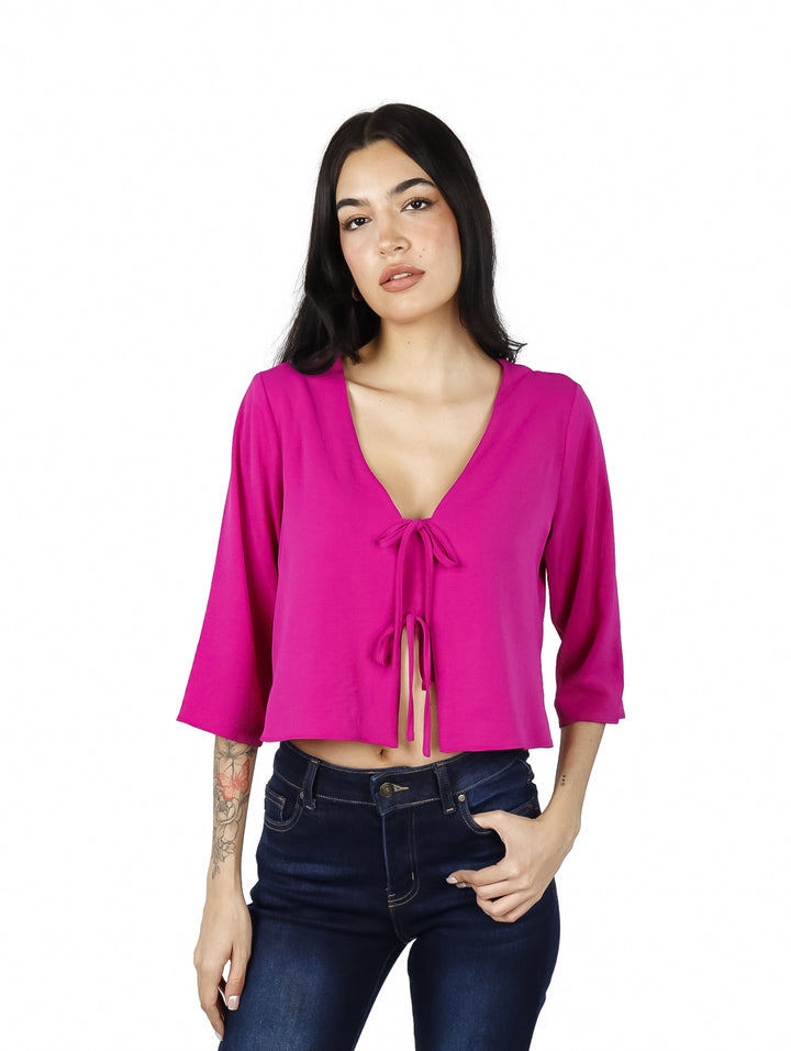 Blusa Juliana Favela Rosa Nazareno para Mujer