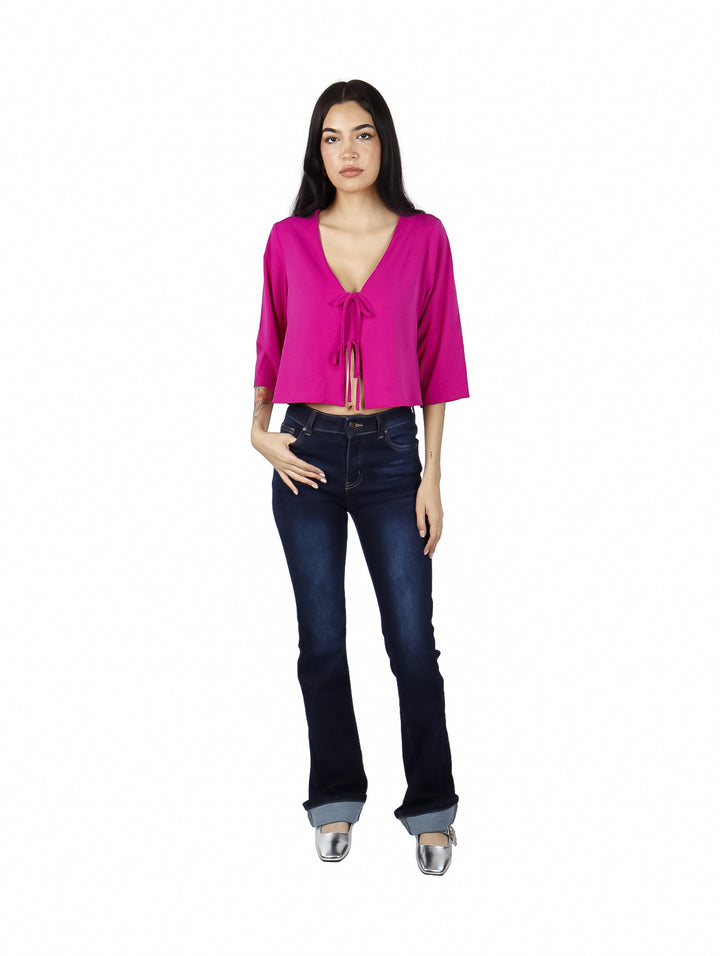 Blusa Juliana Favela Rosa Nazareno para Mujer