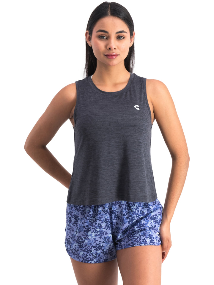 Playera Charly Tank Negro para Mujer