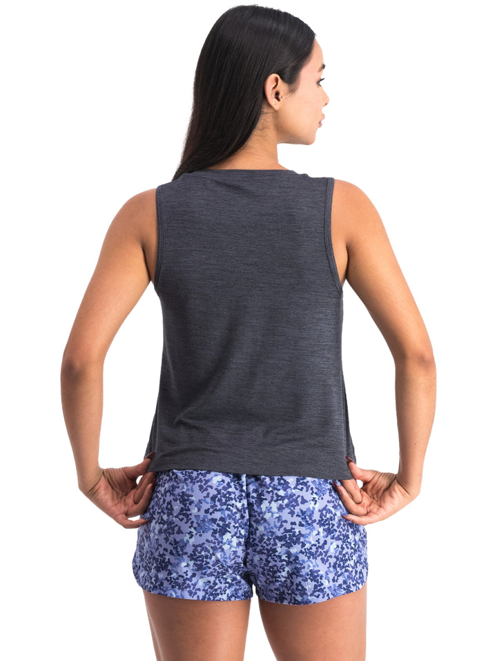 Playera Charly Tank Negro para Mujer