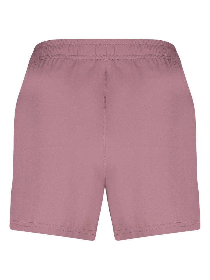 Shorts deportivos de color rosa con cintura elástica de la marca Charly.