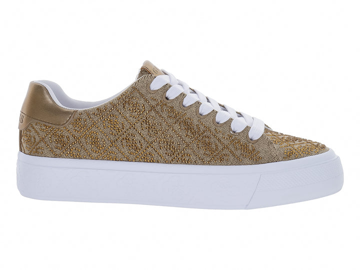 Tenis GUESS Joe Beige y Bronce para Mujer