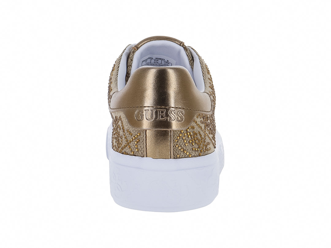 Tenis GUESS Joe Beige y Bronce para Mujer