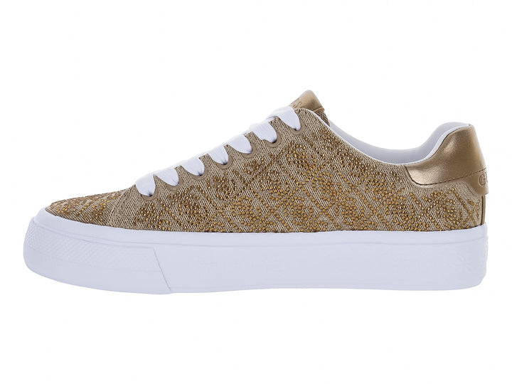 Tenis GUESS Joe Beige y Bronce para Mujer
