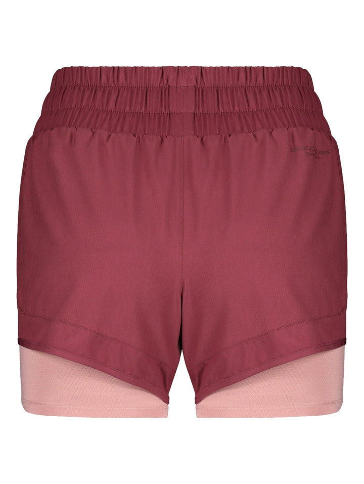 Short Deportivo Skechers Rosa Oscuro para Mujer