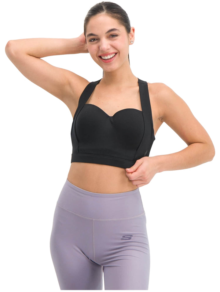 Top Deportivo Skechers Negro para Mujer