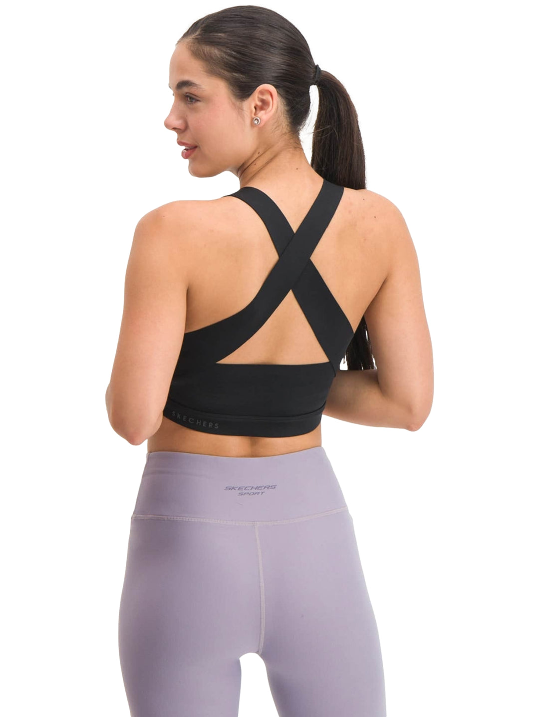 Top Deportivo Skechers Negro para Mujer