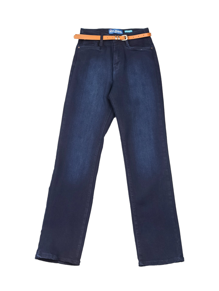 Pantalón de Mezclilla NYD Jeans Azul Oscuro para Mujer