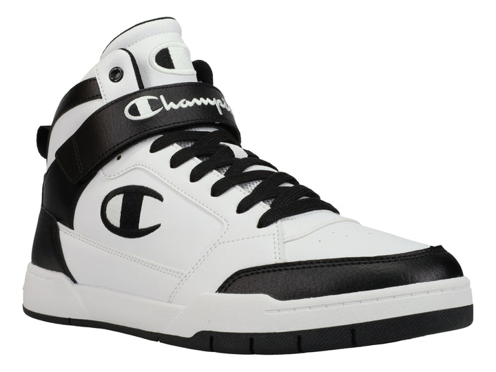 Tenis Champion Arena Power Hi Blanco y Negro para Hombre