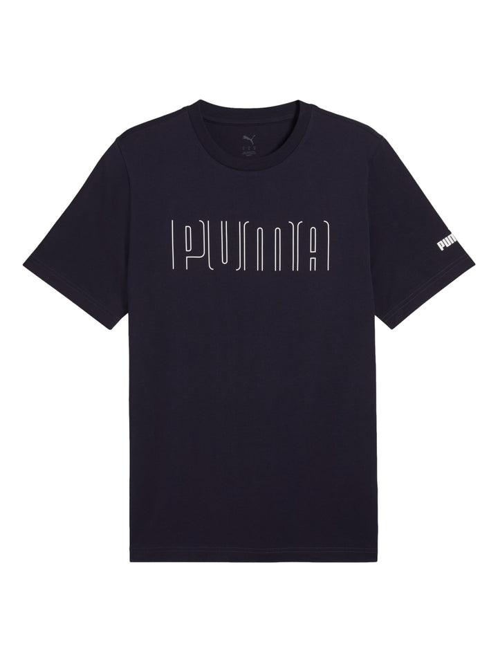 Playera PUMA Sport Graphic Tee Azul Marino para Hombre