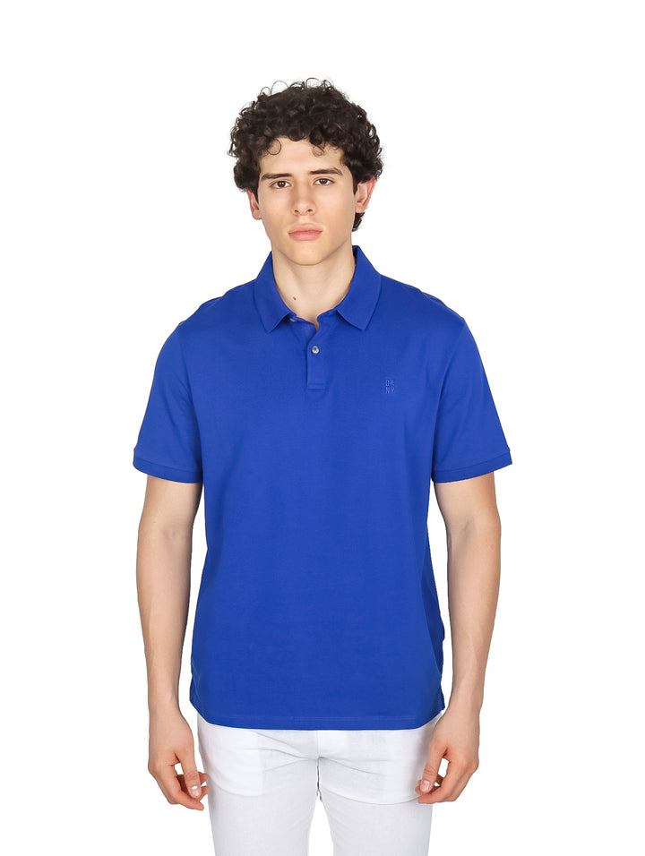 Playera Polo DKNY Azul Cobalto para Hombre