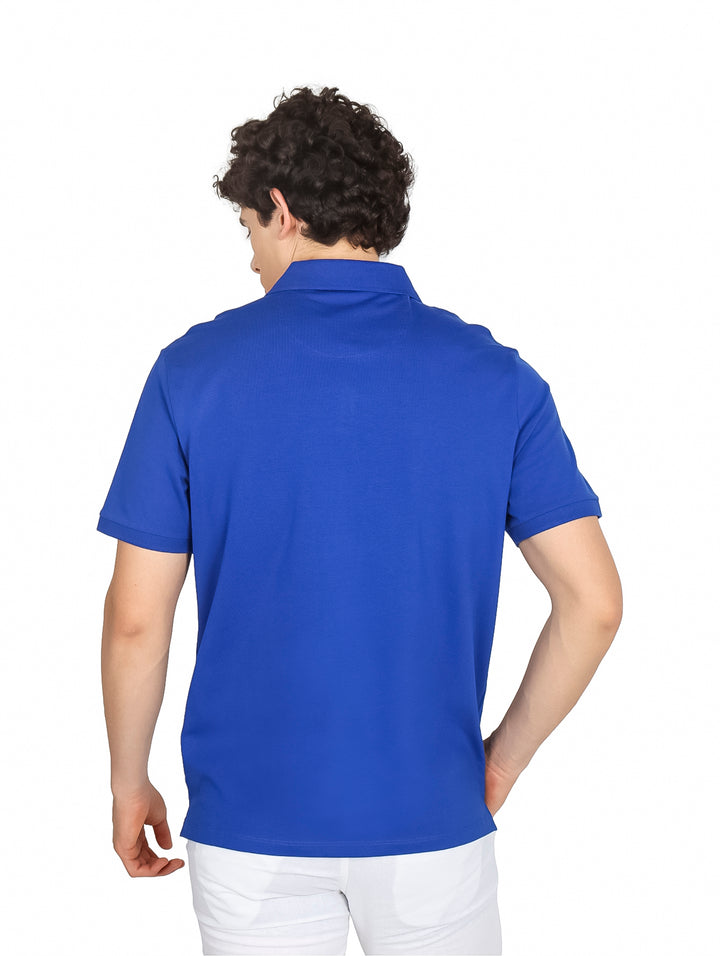 Playera Polo DKNY Azul Cobalto para Hombre