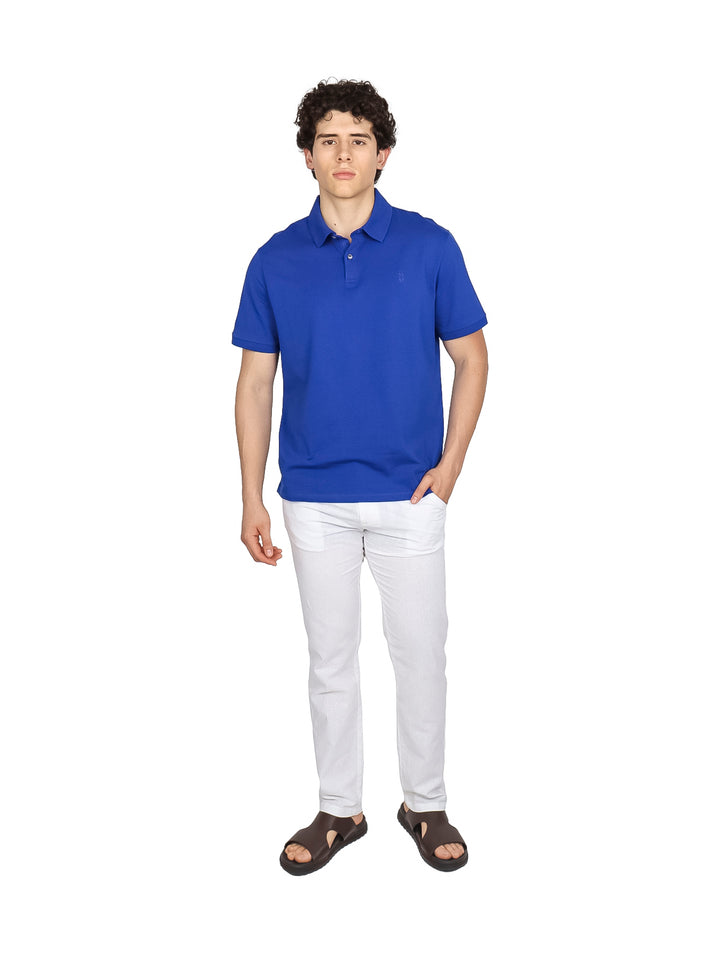 Playera Polo DKNY Azul Cobalto para Hombre