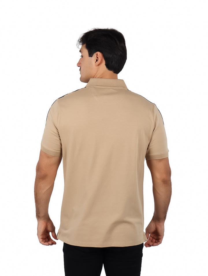 Playera Polo DKNY Color Tan para Hombre