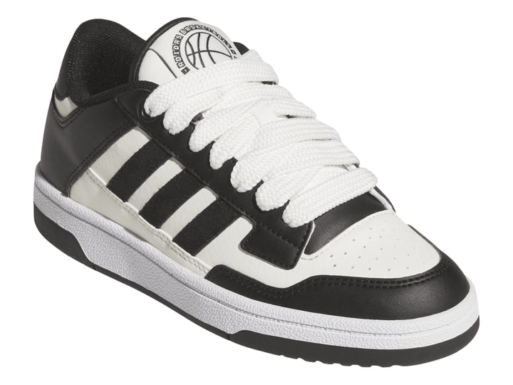Tenis Adidas Rapid Court Low Negro y Blanco para Niño