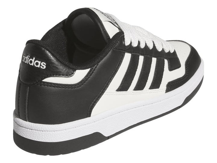 Tenis Adidas Rapid Court Low Negro y Blanco para Niño