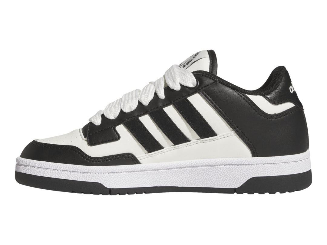 Tenis Adidas Rapid Court Low Negro y Blanco para Niño