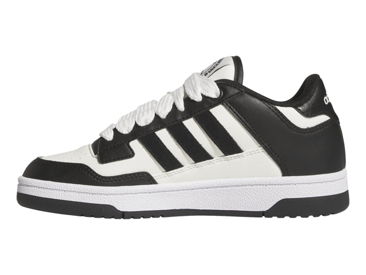 Tenis Adidas Rapid Court Low Negro y Blanco para Niño