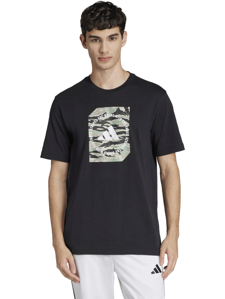 Playera Adidas Camo Shape Negro para Hombre