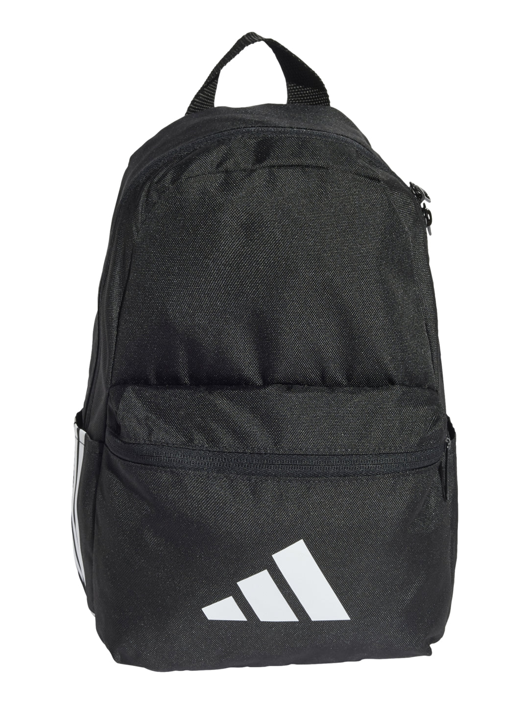 Mochila escolar Adidas de color negro con logotipo blanco en la parte frontal.