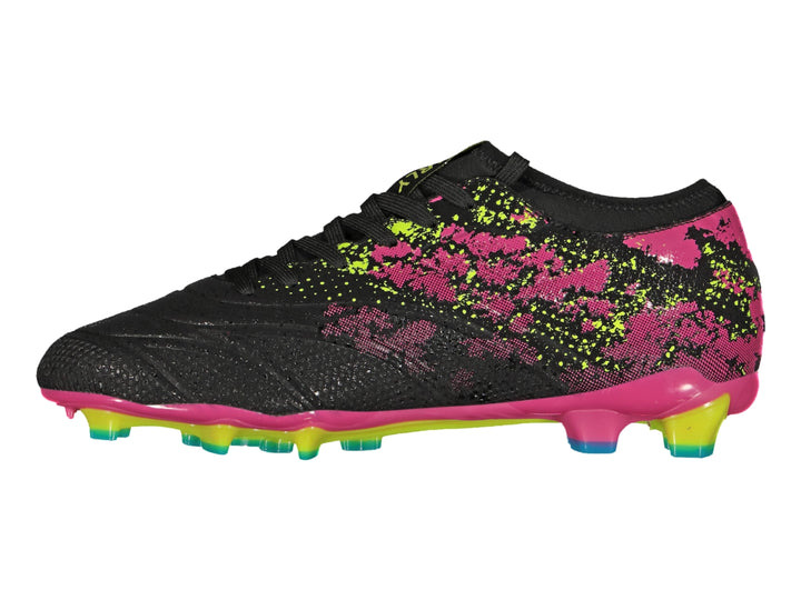 Tenis de Fútbol Charly FG Negro y Fucsia para Hombre
