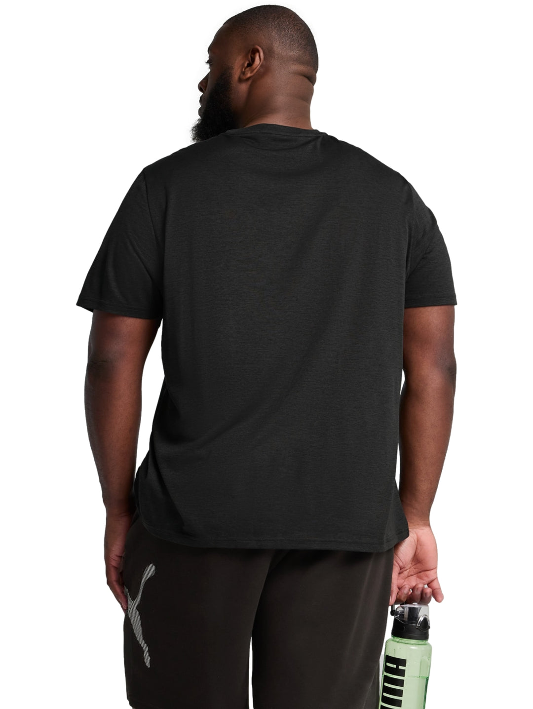 Playera Puma Essential Heather Cat Negro para Hombre