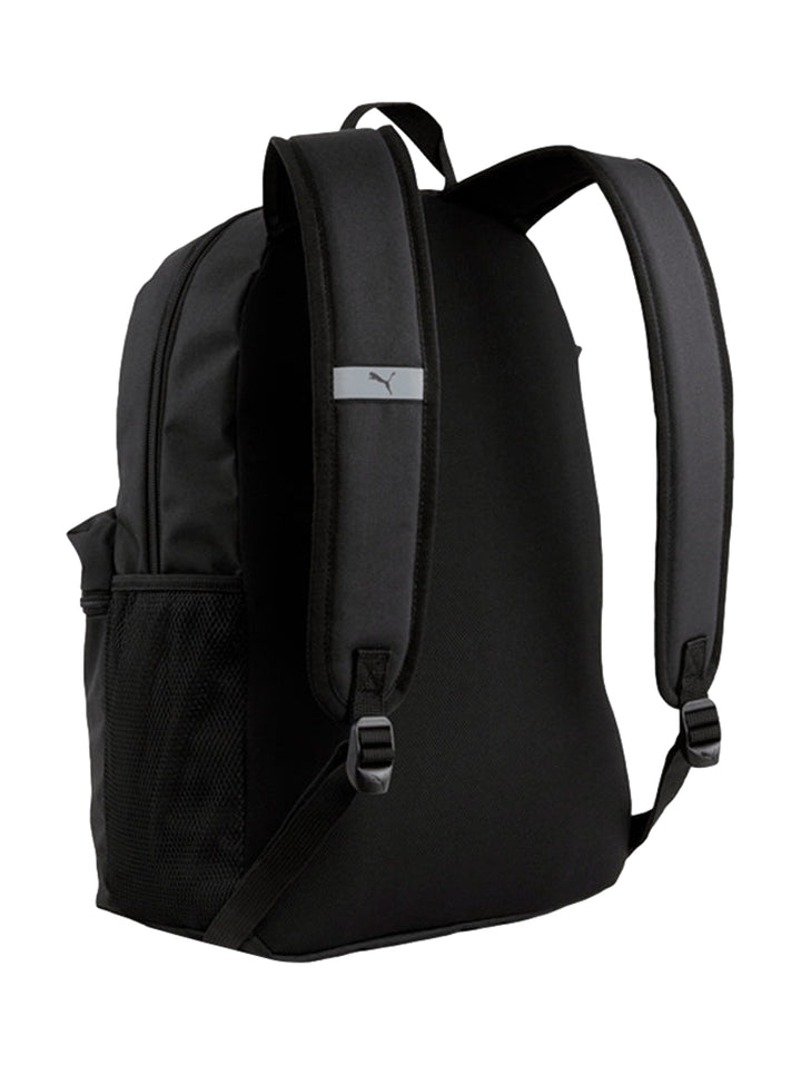 Set de mochila y estuche Puma en color negro con logotipo blanco