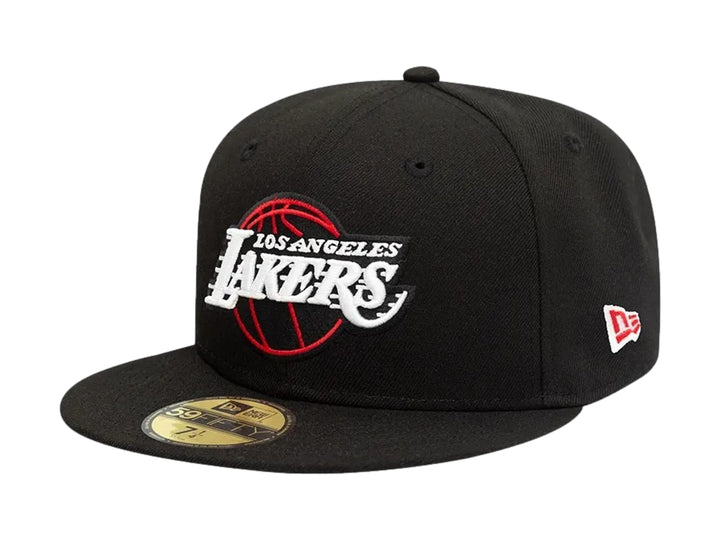 Gorra New Era Los Angeles Lakers Negro/Rojo para Hombre