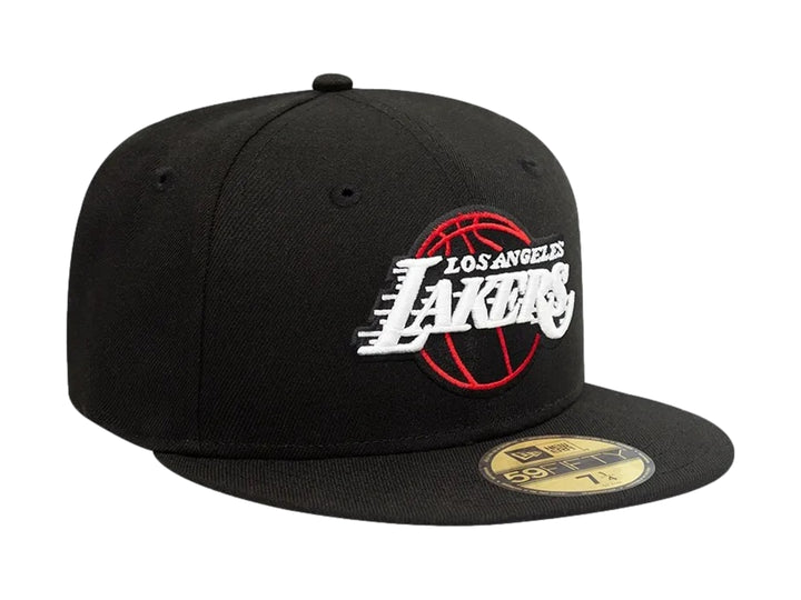 Gorra New Era Los Angeles Lakers Negro/Rojo para Hombre