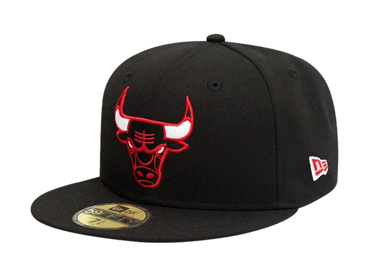 Gorra New Era Chicago Bulls Negro y Rojo para Hombre