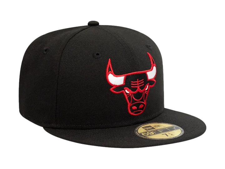 Gorra New Era Chicago Bulls Negro y Rojo para Hombre