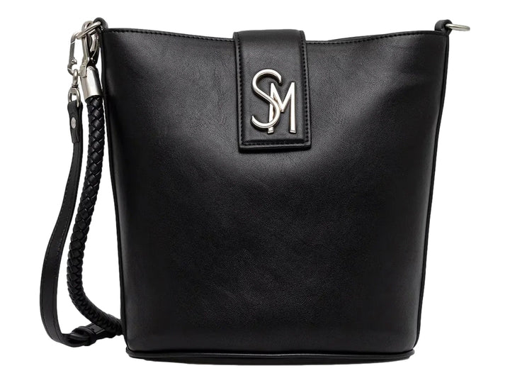 Bolsa Steve Madden Barrie Negro Plata para Mujer