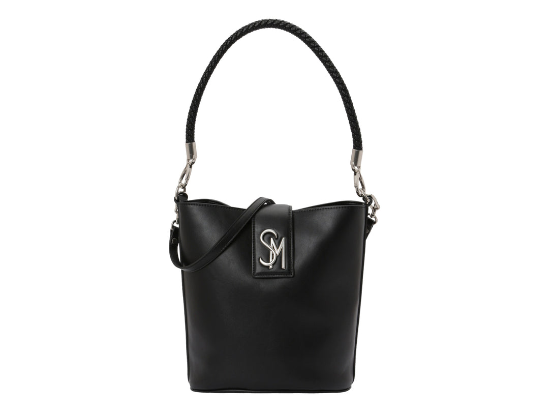 Bolsa Steve Madden Barrie Negro Plata para Mujer