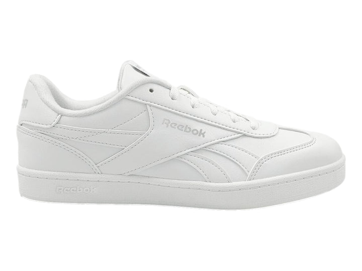 Tenis deportivos Reebok Smash Edge en color blanco total para niños.