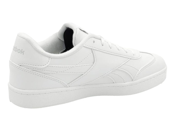 Tenis deportivos Reebok Smash Edge en color blanco total para niños.