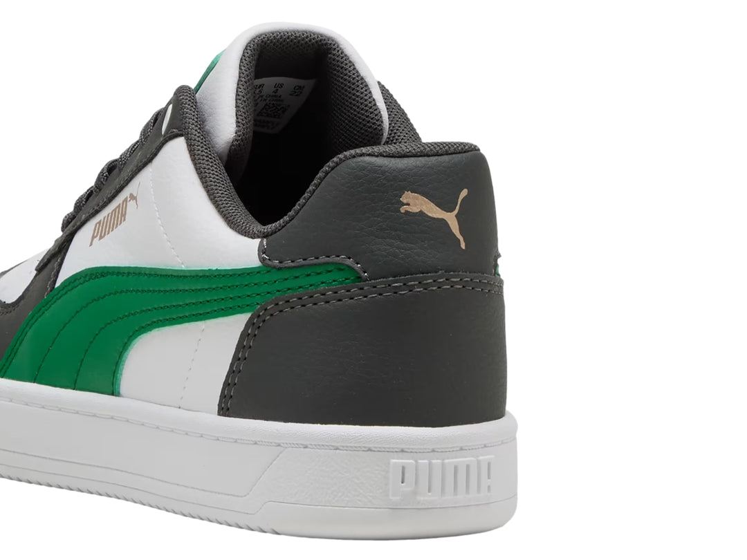 Tenis PUMA Caven 2.0 Gris y Verde para Niño