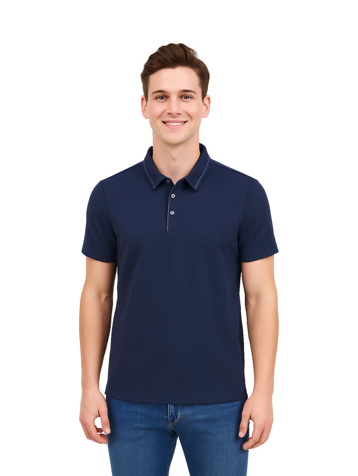 Playera Polo G.American Azul Marino para Hombre