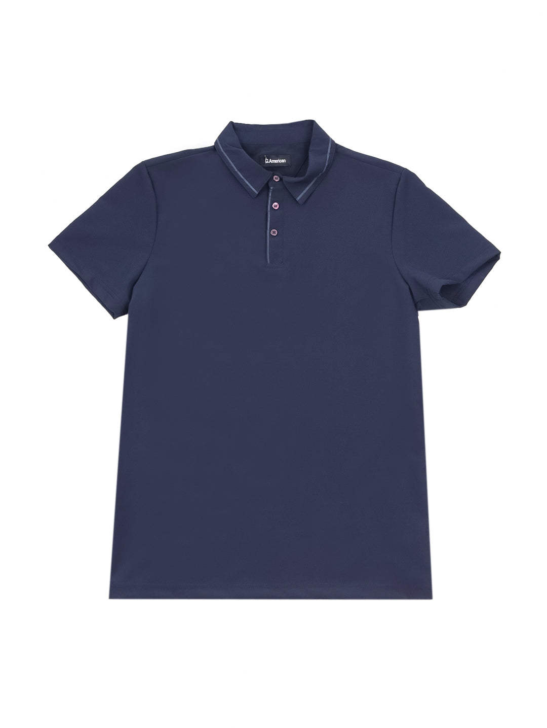Playera Polo G.American Azul Marino para Hombre