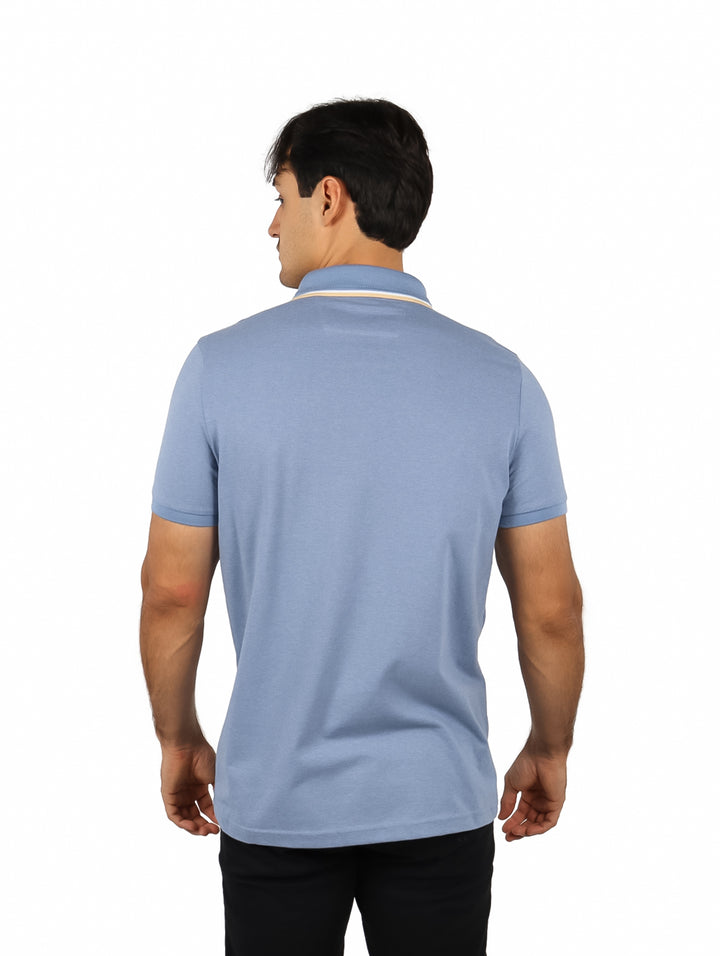 Playera Polo G.AMERICAN Azul Cielo para Hombre