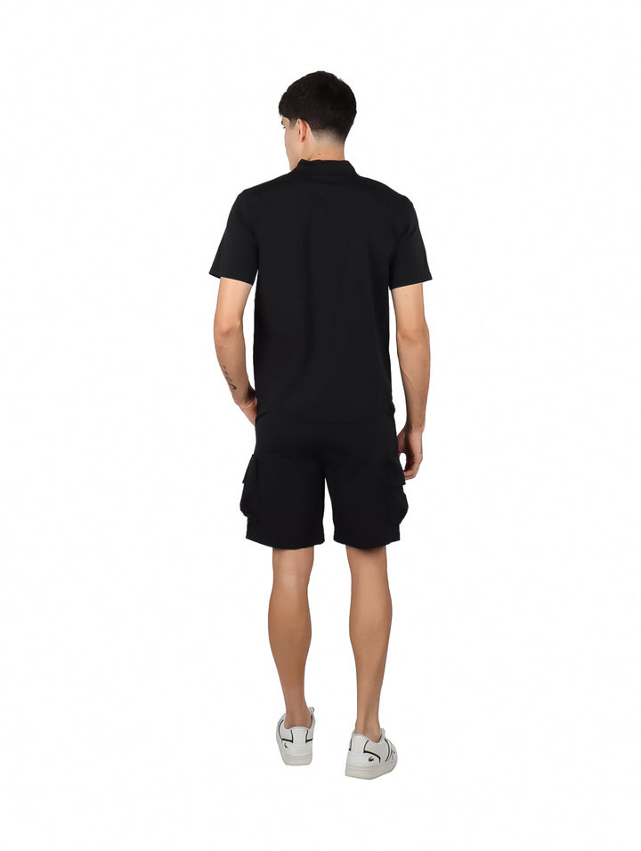 Conjunto Camisa y Short Cargo Giovanni Gali Negro para Mujer