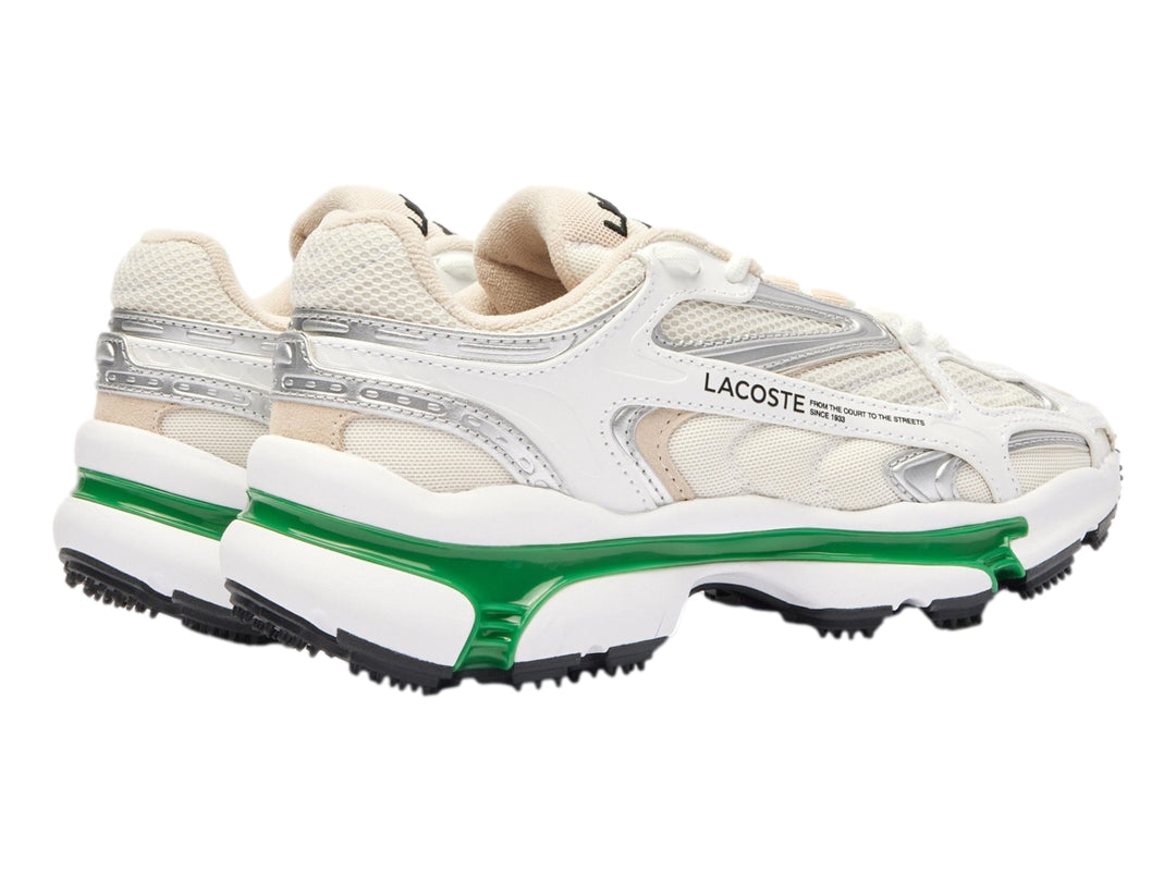 Tenis Lacoste Blanco y Verde para Mujer