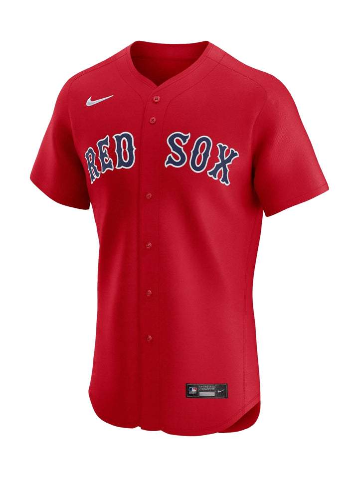 Jersey de béisbol Nike color rojo con letras &