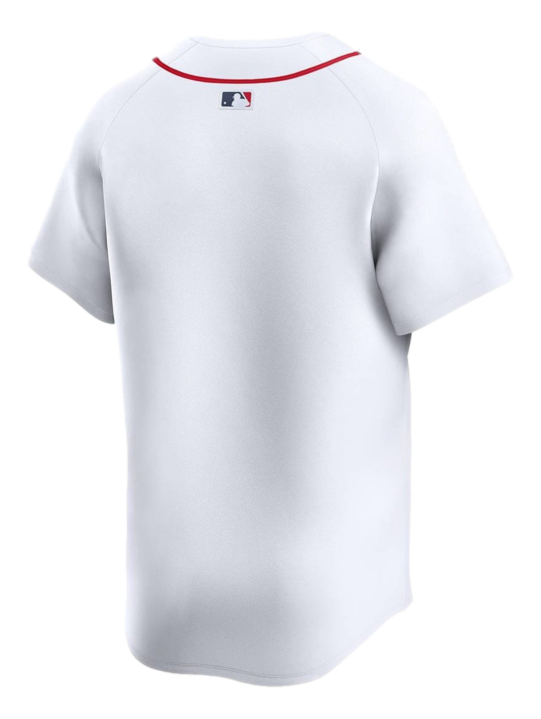 Jersey de béisbol blanco de Nike con detalles en rojo y texto &