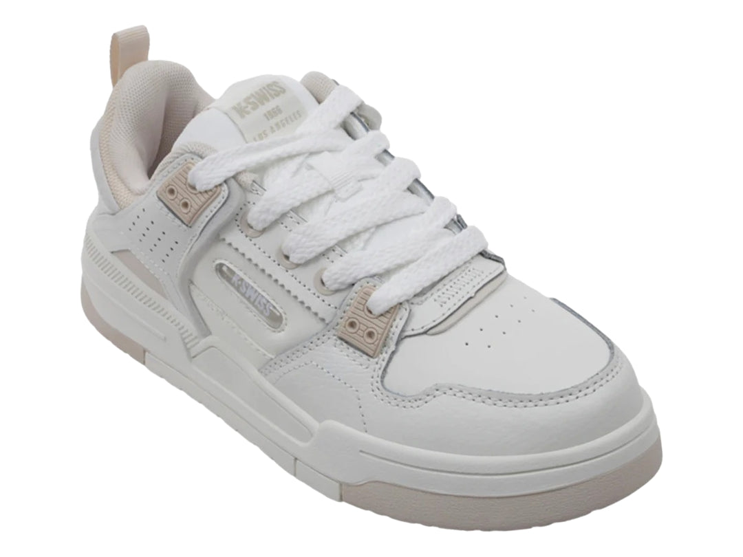 Tenis K-Swiss Barnat Blanco y Beige para Mujer
