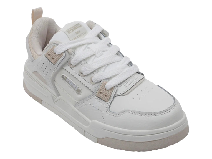 Tenis K-Swiss Barnat Blanco y Beige para Mujer