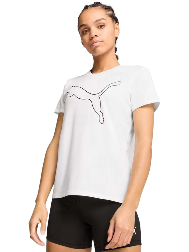 Playera PUMA Tad Essential Logo Blanco para Mujer