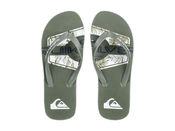 Sandalias Quiksilver Java Art Color Verde Oliva para Hombre